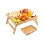 Plateau de Lit en Bambou - Plateau Repas pliable