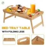 Plateau Petit Déjeuner - Pliable en Bois