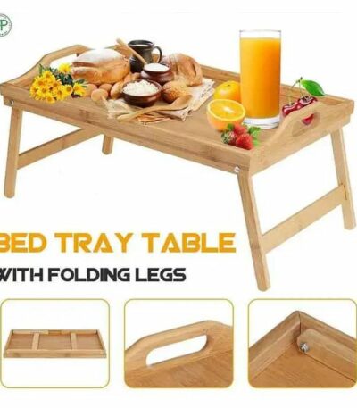 Plateau Petit Déjeuner - Pliable en Bois