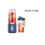 Presse-Agrumes Portable + Tasse à Jus - Petite Lame Électrique Inox