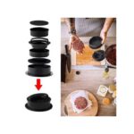 Presse Hamburger ABS + 50pcs Papier Huilé, Accessoires De Cuisine