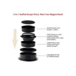 Presse Hamburger ABS + 50pcs Papier Huilé, Accessoires De Cuisine