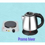 Promo Hiver Plaque chauffante et chauffe eau bouilloire Electrique -2pcs