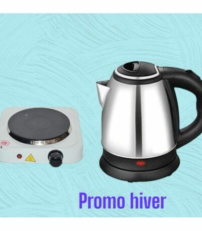 Promo Hiver Plaque chauffante et chauffe eau bouilloire Electrique -2pcs