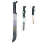 Promo tabaski 2 couteaux et 1 machette et Grillage barbecue