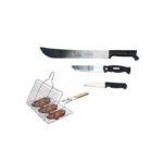 Promo tabaski 2 couteaux et 1 machette et Grillage barbecue