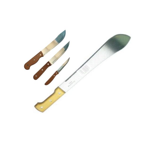 Promo Tabaski 3 couteaux et 1 machette