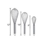 Pureliving Stainless Steel Whisk Set-3PCS