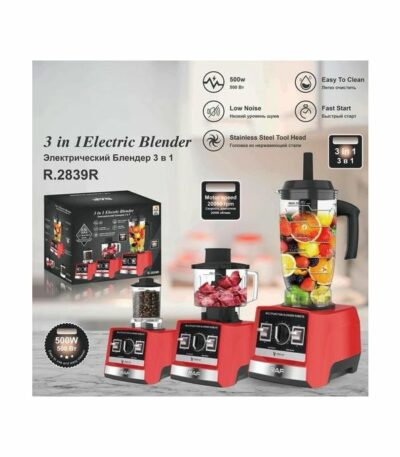RAF Blender electrique 3 en 1 - mixeur de jus avec minuterie multifonction