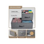 Rangement à 9 tiroirs - Gris foncé