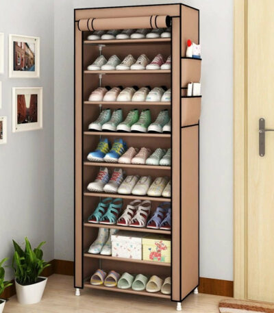 Rangement chaussure 9 étagères avec housse