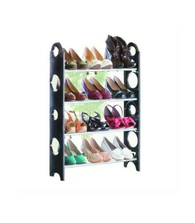 Rangement de Chaussures - 4 Étagères (12 Paires)