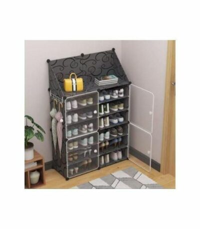 Rangement de Chaussures Plastique Cube 24 Paires