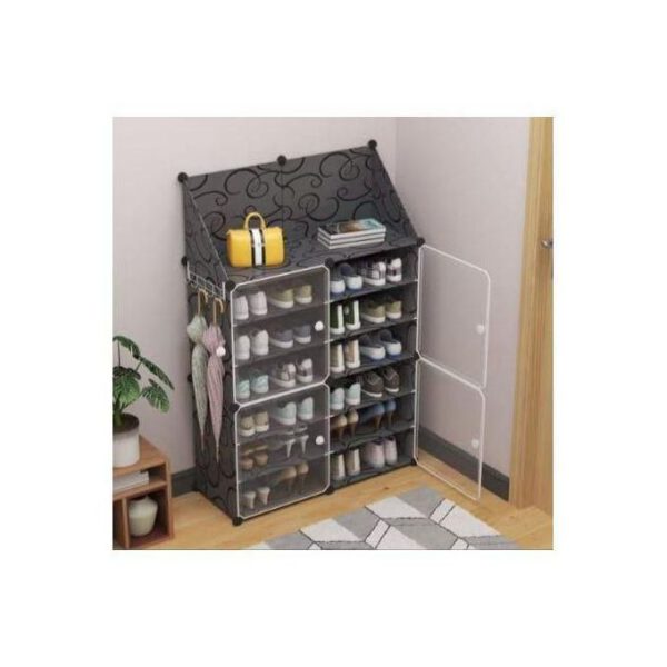 Rangement de Chaussures Plastique Cube 24 Paires
