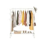 Rangement Penderie une barre pour habits, chaussures