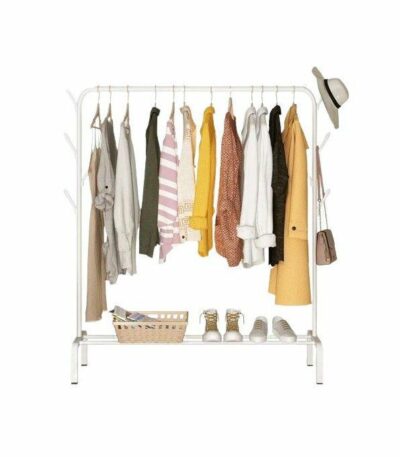 Rangement Penderie une barre pour habits, chaussures