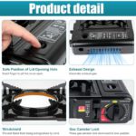 Réchaud à gaz portable pour le camping, avec d'allumage automatique