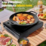 Réchaud à gaz portable pour le camping, avec d'allumage automatique