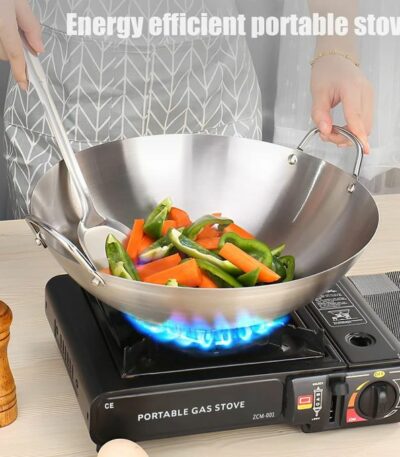 Réchaud à gaz portable pour le camping, avec d'allumage automatique