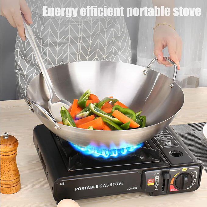 Réchaud à gaz portable pour le camping, avec d'allumage automatique