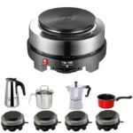 Réchaud électrique efficace et économique en Métal Hot Plate Mini gaz électrique - 880g - 220 V-230 V 500w v3
