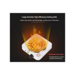 Réchaud électrique efficace et économique en Métal Hot Plate Mini gaz électrique - 880g - 220 V-230 V v2