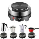 Réchaud électrique efficace et économique en Métal Hot Plate Mini gaz électrique - 880g - 220 V-230 V 500w 3 c2