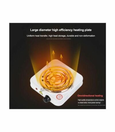 Réchaud électrique efficace et économique en Métal Hot Plate Mini gaz électrique - 880g - 220 V-230 V v2