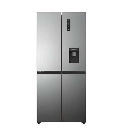 REFRIGERATEUR ASTECH SIDE BY SIDE 4PORTES AVEC DIST D’EAU GRIS FSS579FDAM