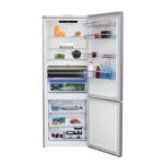 REFRIGERATEUR BEKO COMBINE 3TIROIRS 560LITRES NOFROST PRENIUM GRIS RCNE560