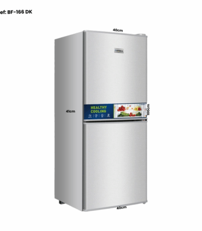 REFRIGERATEUR DESKA COMBINE 2TIROIRS PM GRIS BF166DKG