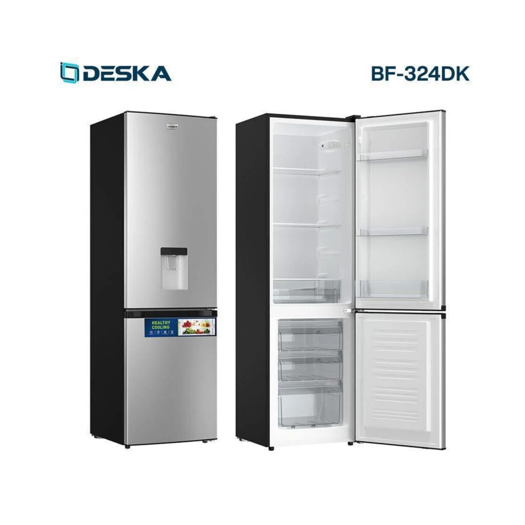 REFRIGERATEUR DESKA COMBINE 3TIROIRS GM+FONTAINE GRIS R BF324DK