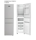 REFRIGERATEUR ENDURO COMBINE 4TIROIRS 246LITRES GRIS RORMP246X