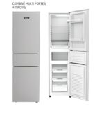 REFRIGERATEUR ENDURO COMBINE 4TIROIRS 246LITRES GRIS RORMP246X
