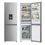 REFRIGERATEUR HAIER COBINE 3TIROIRS 350LITRES AVEC FONTAINE NOFROST GRIS HDPW5618DWPK
