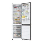 REFRIGERATEUR HAIER COMBINE 3TIROIRS 350LITRES NOIR GRIS HRF390BS