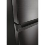 REFRIGERATEUR HAIER COMBINE 3TIROIRS 350LITRES NOIR GRIS HRF390BS