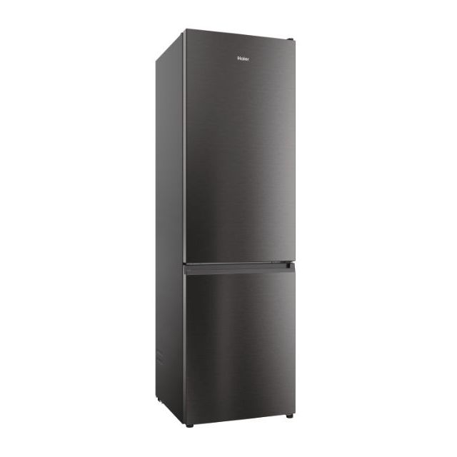 REFRIGERATEUR HAIER COMBINE 3TIROIRS 350LITRES NOIR GRIS HRF390BS