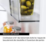 REFRIGERATEUR HAIER SIDE BY SIDE 2PORTES DISTRIBUTEUR GLACON GRIS HSW59FEIMM