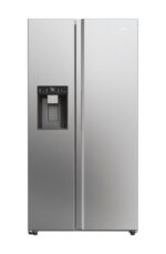 REFRIGERATEUR HAIER SIDE BY SIDE 2PORTES DISTRIBUTEUR GLACON GRIS HSW59FEIMM