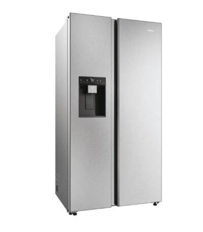 REFRIGERATEUR HAIER SIDE BY SIDE 2PORTES DISTRIBUTEUR GLACON GRIS HSW59FEIMM