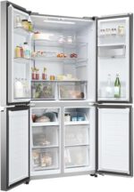 REFRIGERATEUR HAIER SIDE BY SIDE 4PORTES AVEC FONTAINE GRIS CHR3818EWMM