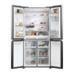 REFRIGERATEUR HAIER SIDE BY SIDE 4PORTES AVEC FONTAINE GRIS HCW58FEWMP