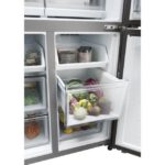 REFRIGERATEUR HAIER SIDE BY SIDE 4PORTES AVEC FONTAINE GRIS HCW58FEWMP