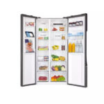REFRIGERATEUR HAIER SIDE BY SIDE AVEC DISTRIBUTEUR DEAU GRIS HSR3918EWPG