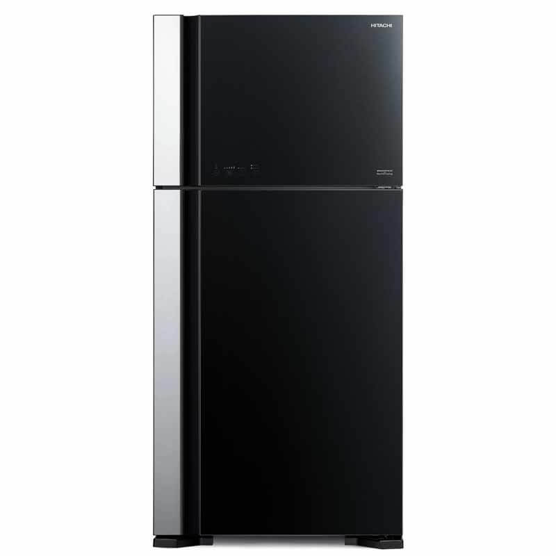 REFRIGERATEUR HITACHI 4PORTES 550LITRES AVEC FONTAINE NOIR RW690P7PB