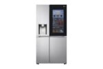 REFRIGERATEUR LG SIDE BY SIDE KNOCK KNOCK AVEC FONTAINE GRIS GCX257CSES
