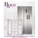 REFRIGERATEUR ROCH SIDE BY SIDE 2PORTES AVEC FONTAINE GRIS RFR700SBSIWD