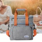 Sac Isotherme Pour Déjeuner, Sac à Déjeuner Double Couche, Sac à Déjeuner Réutilisable