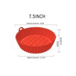 Silicone Pot For Air Fryer, Non-Stick Silicone Coating